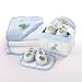 Baby Aspen Infant Four-Piece Hat Box Bath Time Gift Set