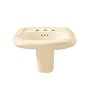 American Standard 0958.000.021 Murro Wall-Mount Sink with 8-Inch Faucet Holes, Bone