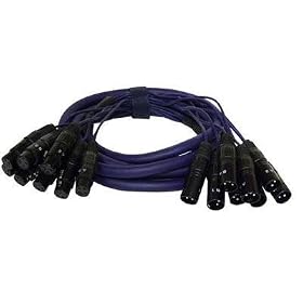 Pyle PPSN811 10 Feet 8 Channel XLR Male to XLR Female Snake Cable