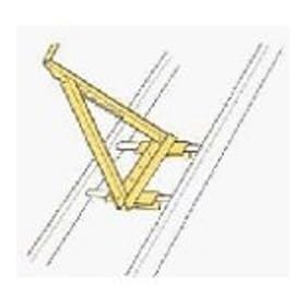 2-Rung Adjustable Ladder Jack (Steel)