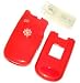 Pantech PN-820 820 Smartphone Snap-On Solid Red Case Cover with Removable Swivel Belt Clip