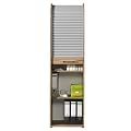 Rolloschrank 759 Buche / Silber