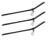 Anti Tangle gebogen schwarz 15cm