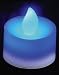 New Blue Faux Flame Safe Halloween Pumpkin LED Candle