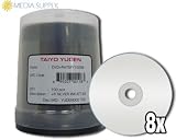 Taiyo Yuden/JVC 8X 4.7GB Silver Thermal Lacquer DVD+R 100-Pak
