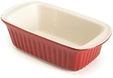 Good Cook 9 Inch Ceramic Loaf Dish, Red