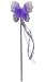 Purple Marabou Nylon Butterfly Dress Up Fairy Wand girls toddler princess party costume dress-up apparel