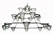 Tools & Hardware : Achla CH-15 Chandelier - Black