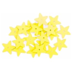 Ka-Jinker Jems Shiny Star 20/Pkg-Bright Yellow