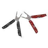 2 Pack of Clutch Mini Plier Tool, Hawk Tail Red