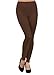 Fashionmic Premium Heavy Weight Fleece Lined Legging - Many Color,Free Size,Coffee