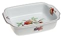 Royal Worcester Evesham Gold Porcelain 12x 9-1/2-Inch Rectangular Handled Dish