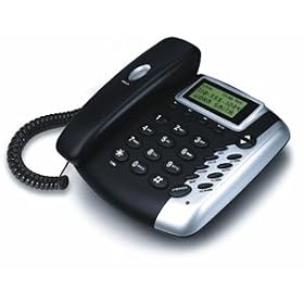 jWIN JTP530 Speakerphone w/ CID WHITE