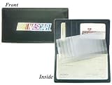 NASCAR Logo Embroidered Leather Checkbook Cover
