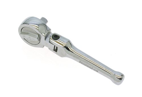 Powerbuilt 941515 3/8-Inch Drive Quick Release Round Stubby Flexible Ratchet On Sale