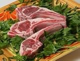 USDA Prime Fresh American Lamb Rib Chops French Style 4-1.1/4 thick