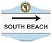 Marthas Vineyard South Beach Car Magnet