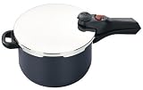 Manttra 76505 6-Quart Hard-Anodized Quick & Easy Pressure Cooker