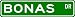 BONAS Street Sign ~ Personalized Family Lastname Novelty Sign ~ Gameroom, Basement, Garage Sign ** Aluminum 4 x 18