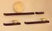 Set of 4 Vertigo Wall-Mounted Ledge Set in Java Finish