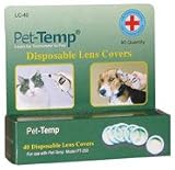 Pet Supplies : Pet Temp Disposable Lens Covers 40ct