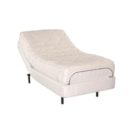 Adjustables S-Cape Twin XL Adjustable Base with Plush Mattress