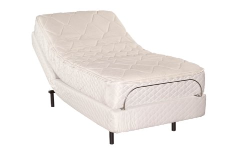 Adjustables Sillhouette Twin XL Adjustable Base with Plush Mattress
