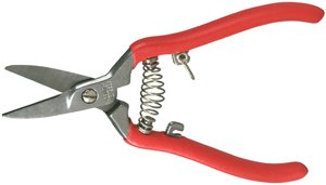 Xcelite 86CG, 6 1/2 inch Snips with Red Plastic-coated Cushion Grips