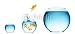 Wallmonkeys Peel and Stick Wall Decals - Goldfish Jumping out of the Water - Removable Graphic
