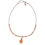 Her Ears Were Burning Carnelian and Garnet Necklace