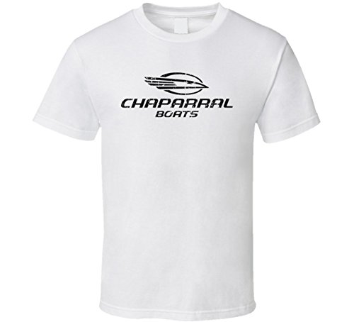 Chaparral Boat Brand Marine Fathers Day Worn Look T Shirt L White