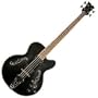 Dean Stylist Archtop Hollow Body 4 String Bass (Red)