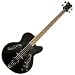 31C0HZF64HL. SL75  Dean Stylist Archtop Hollow Body 4 String Bass (Red)