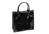 from Danielle Danielle High Gloss PVC Lunch Tote - Black Model D6800B