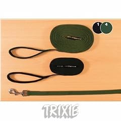 Trixie 19911 Schleppleine, Gurtband 10 m/20 mm, schwarz