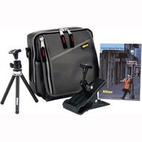 Nikon Flash Accessory Kit with Flash Tripod, Table Clamp, Book & Carry Case.