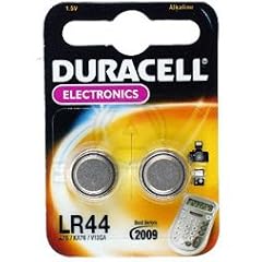Duracell LR44, V13GA, GPA76, 82, LR1154, 357A, 2er Pack