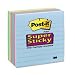 3M 675-6SST 3M Post-it Super Sticky Notes, 4 x 4, Five Tropical Colors, Six 90-Sheet Pads/Pk