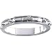 Sterling Silver Rosary Ring With Raised Borders - Size 10
