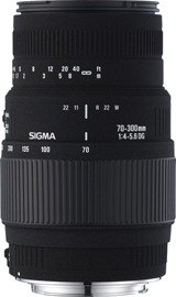Sigma 70-300mm f/4-5.6 DG Macro Telephoto Zoom Lens for Minolta and Sony SLR Cameras