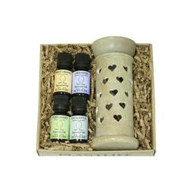 Diffuser (Oil Burner) & 100% Pure Essential Oil Gift Set