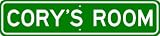 CORY ROOM SIGN - Personalized Gift Boy or Girl, Aluminum