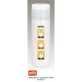 THERMOS ミッフィー ステンレススリムボトル ホワイト FDM-500B WH