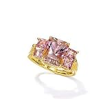  : 14KT. GOLD RING AMETRINE PINK TOURMALINE