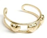 14k Triple Heart Adjustable Toe Ring