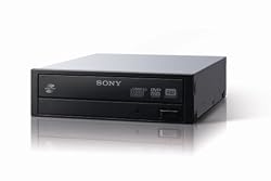 Sony DRU865S Internal Serial ATA with Lightscribe DVD-ROM (Silver with Black front)