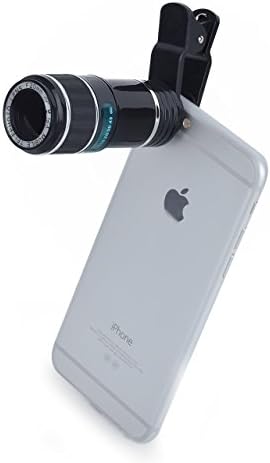 Chaldean Universal Telescope Camera Lens Clip on iPhone Samsung Galaxy 12X Zoom Manual Focus Lens
