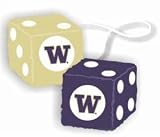 Washington Huskies Fuzzy Dice