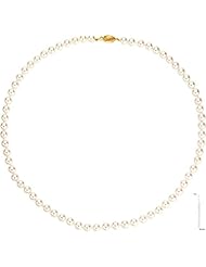 14 karat yellow-gold 18-inch Akoya Cultured Pearl Strand