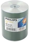 600 Philips 52x CD-R 80min 700MB Shiny Silver